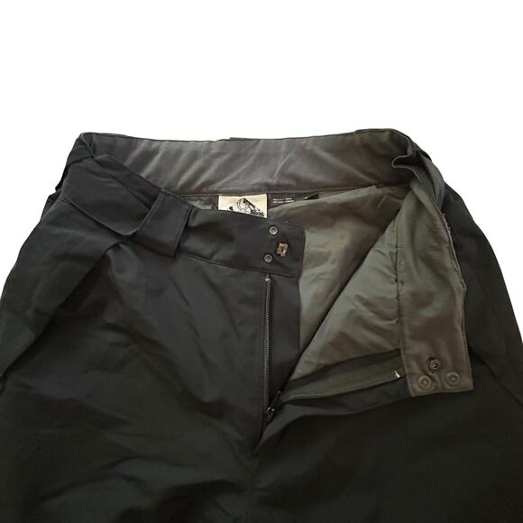 Spyder Snow Pants Men's M Black Insulated Nylon Ski Trousers Water Resistant - Picture 6 of 13